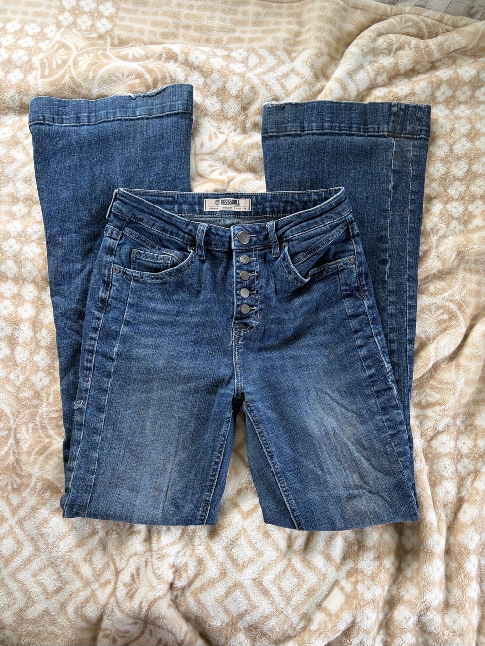 Rock & Roll high waisted jeans